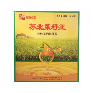 芝麻菜籽油 非转基因纯压榨 1.8L*2瓶