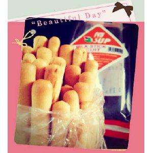 菲律宾牛奶味手指棒饼干宝宝磨牙棒100g/包，50包/箱包邮